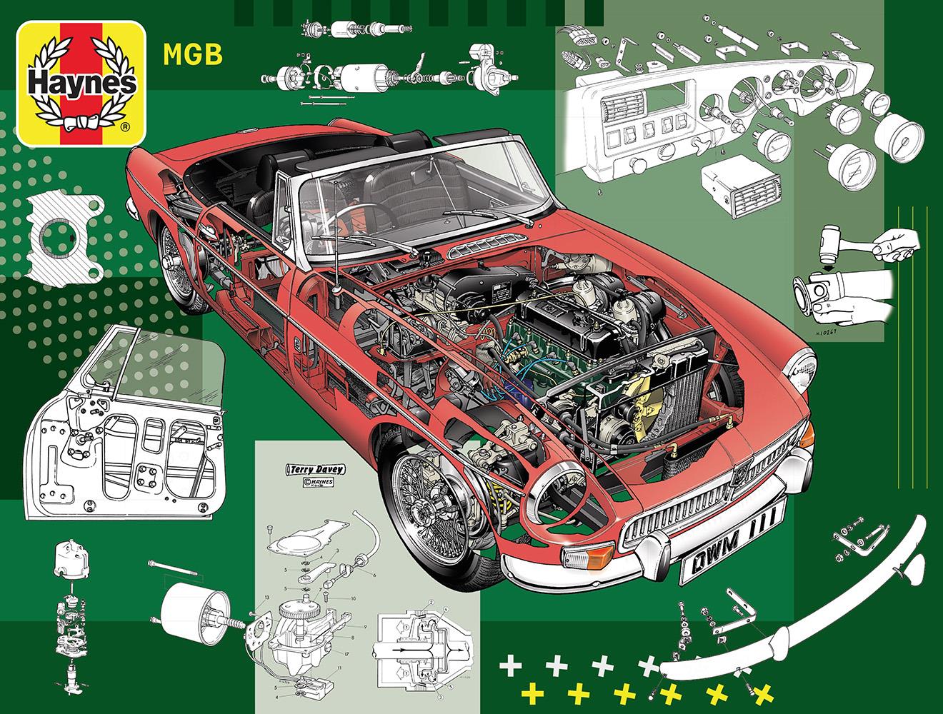 PRE-ORDER Haynes MGB 1000 Piece Jigsaw Puzzle