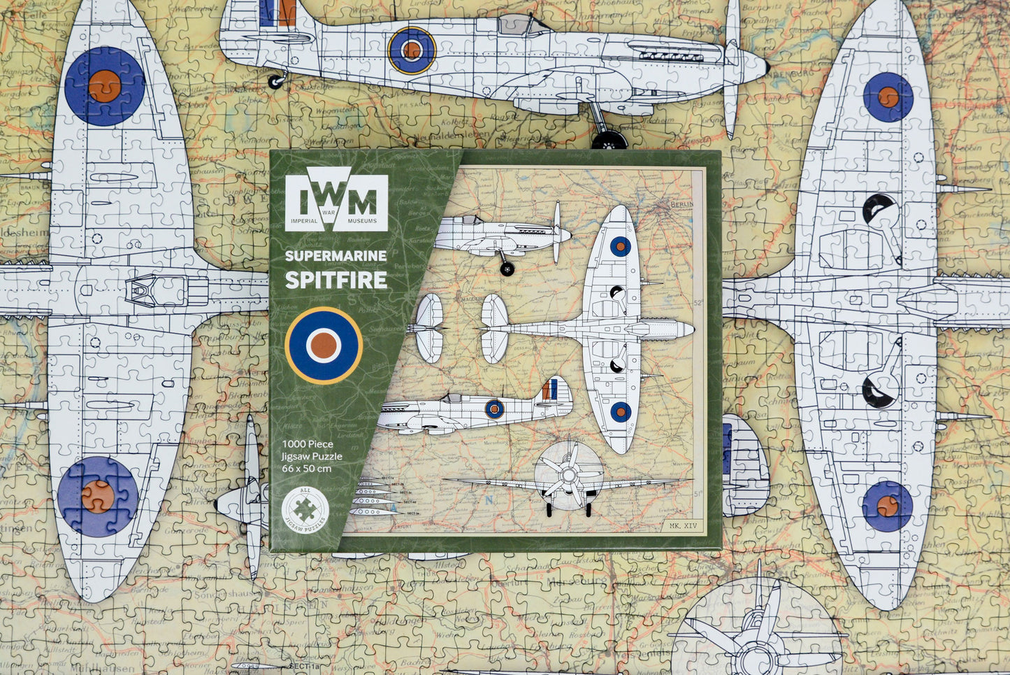 PRE-ORDER Imperial War Museums Spitfire 90th Anniversary 1000 Piece Jigsaw Puzzle