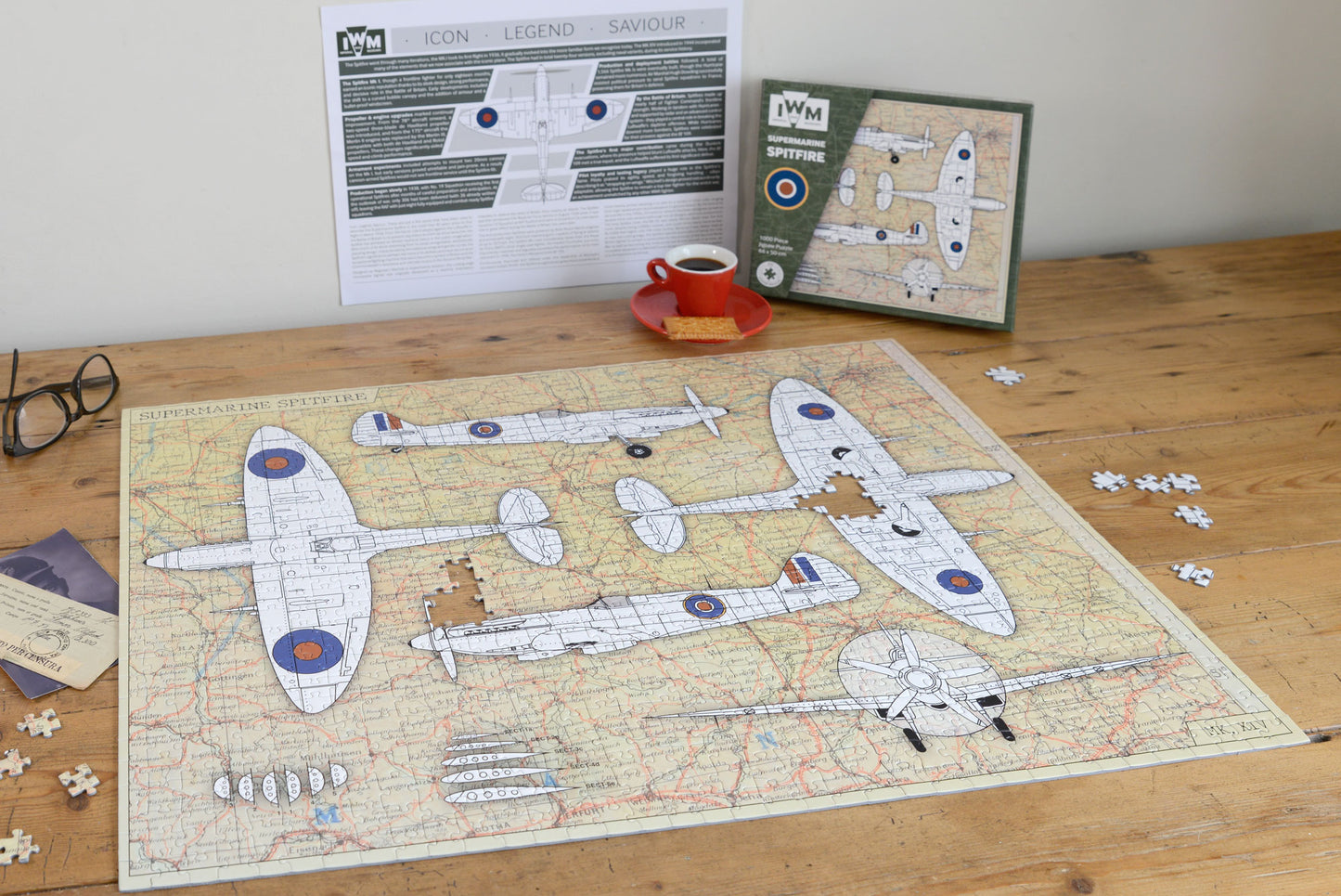 PRE-ORDER Imperial War Museums Spitfire 90th Anniversary 1000 Piece Jigsaw Puzzle