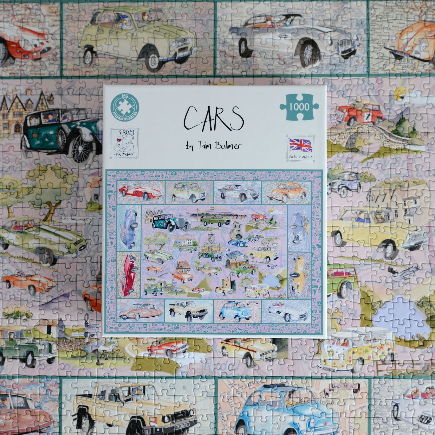 PRE-ORDER Tim Bulmer - Cars 1000 Piece Jigsaw Puzzle