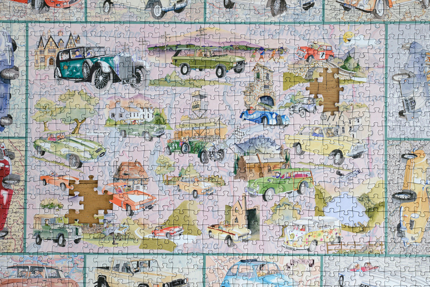 PRE-ORDER Tim Bulmer - Cars 1000 Piece Jigsaw Puzzle