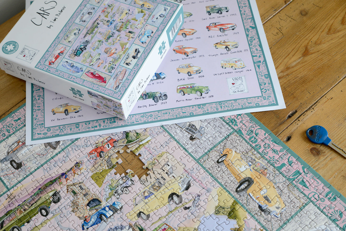 PRE-ORDER Tim Bulmer - Cars 1000 Piece Jigsaw Puzzle