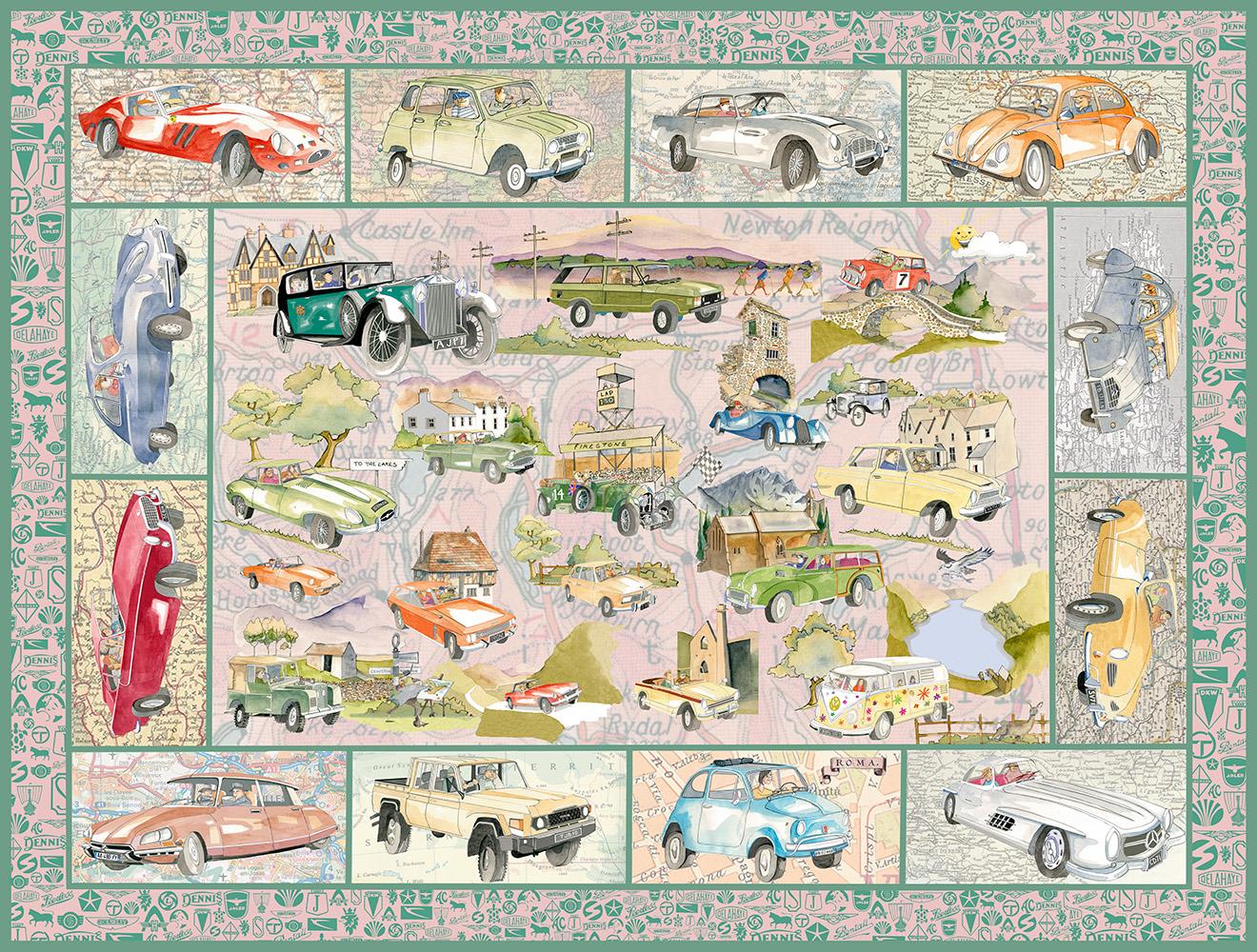 PRE-ORDER Tim Bulmer - Cars 1000 Piece Jigsaw Puzzle