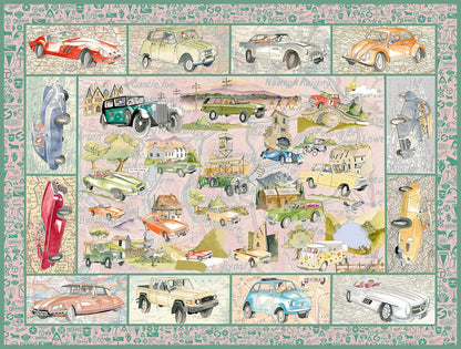 PRE-ORDER Tim Bulmer - Cars 1000 Piece Jigsaw Puzzle