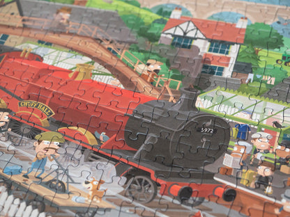 M J Cartoons 3 x 1000 Piece Jigsaw Puzzle Bundle
