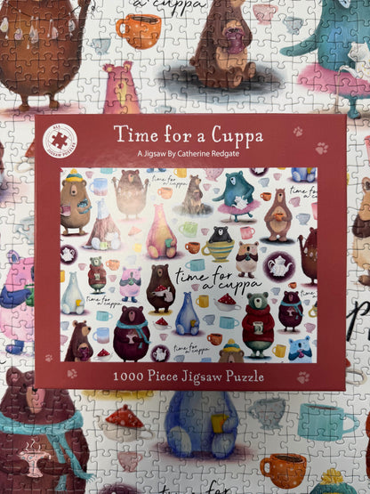 Time for a Cuppa Tea Bears 1000 Piece Jigsaw