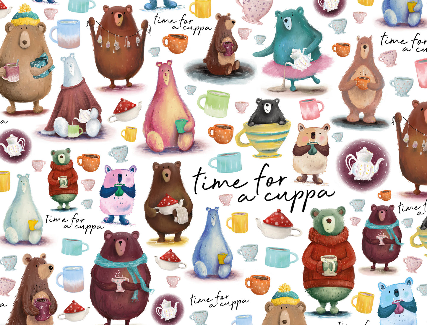 Time for a Cuppa Tea Bears 1000 Piece Jigsaw