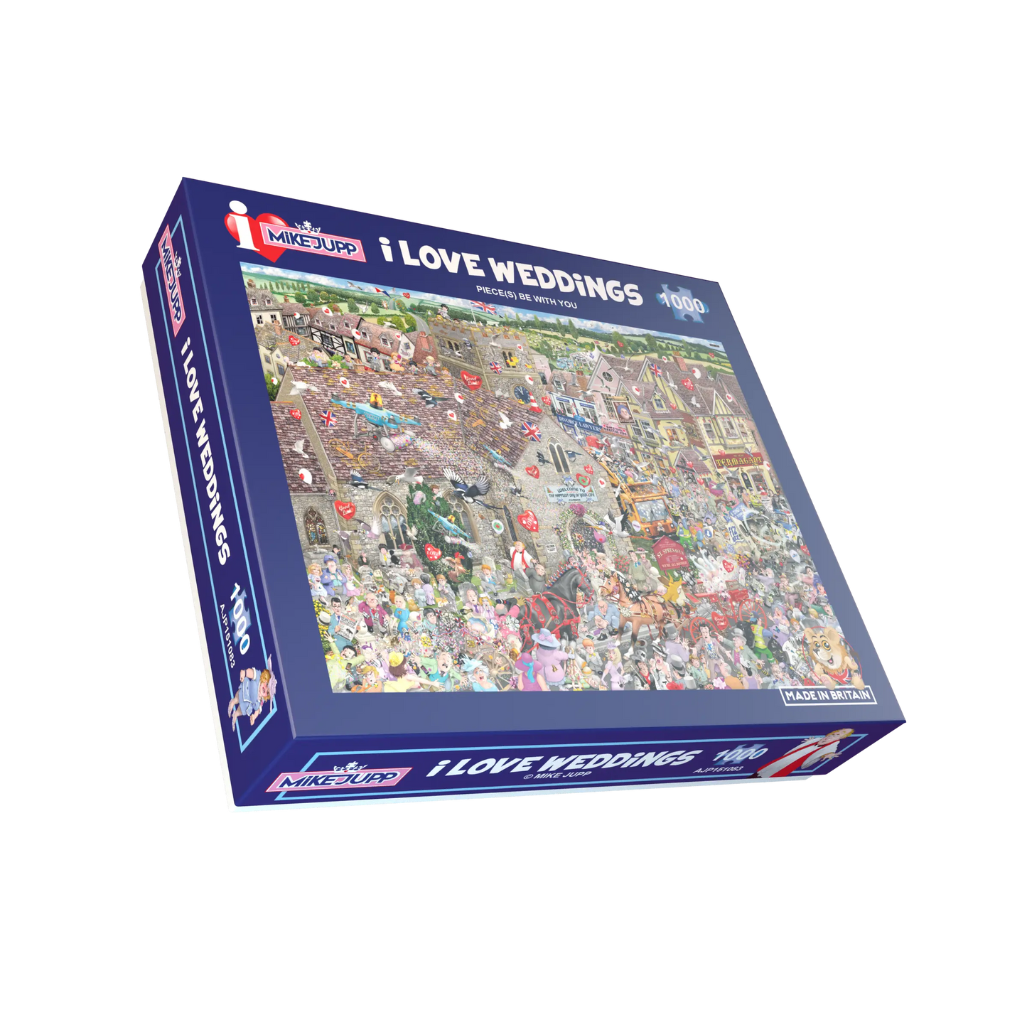 Mike Jupp I Love Weddings 1000 Piece Jigsaw Puzzle