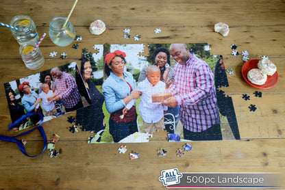 Personalised Photo Jigsaw Puzzle 1000 / 500 / 400 / 200 / 100 Pieces