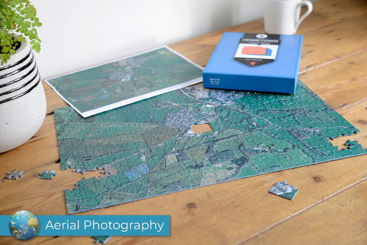 Hometown Personalised UK Map Jigsaw Puzzle