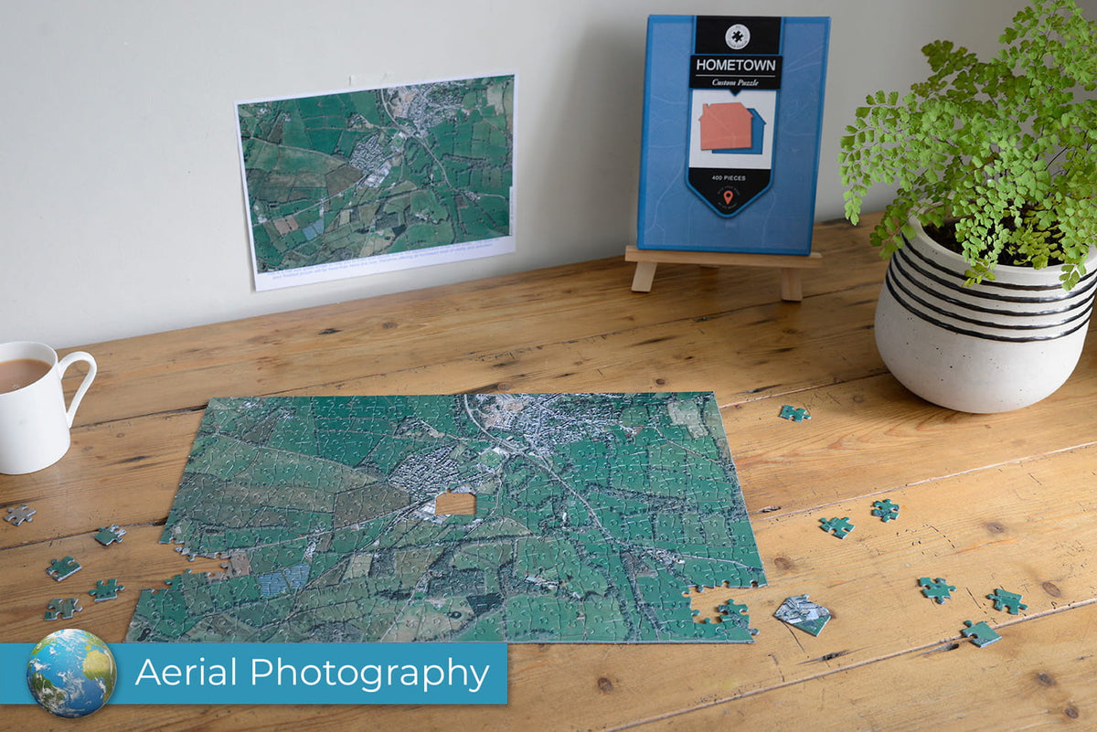 Hometown Personalised UK Map Jigsaw Puzzle