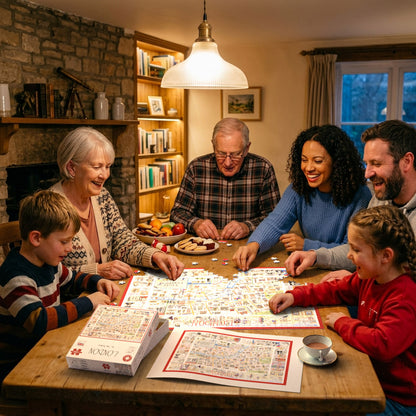 Map of London - Tim Bulmer 1000 Piece Jigsaw Puzzle