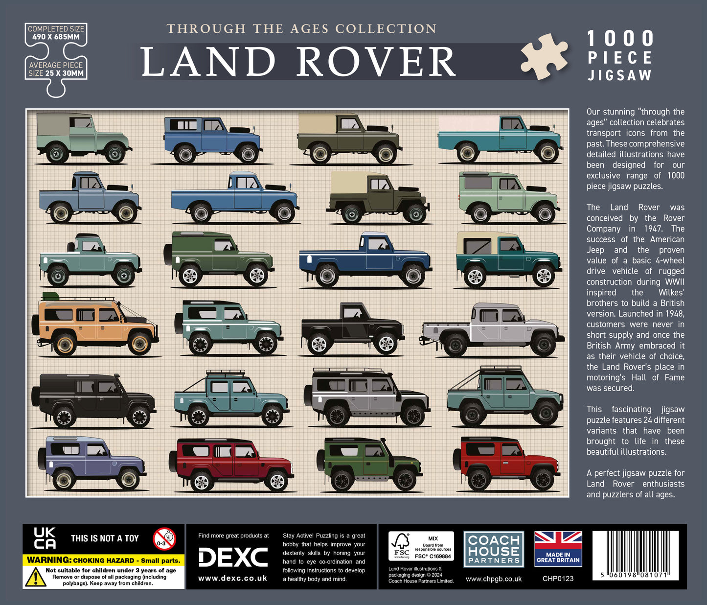 Land Rover 1000 Piece Jigsaw Puzzle
