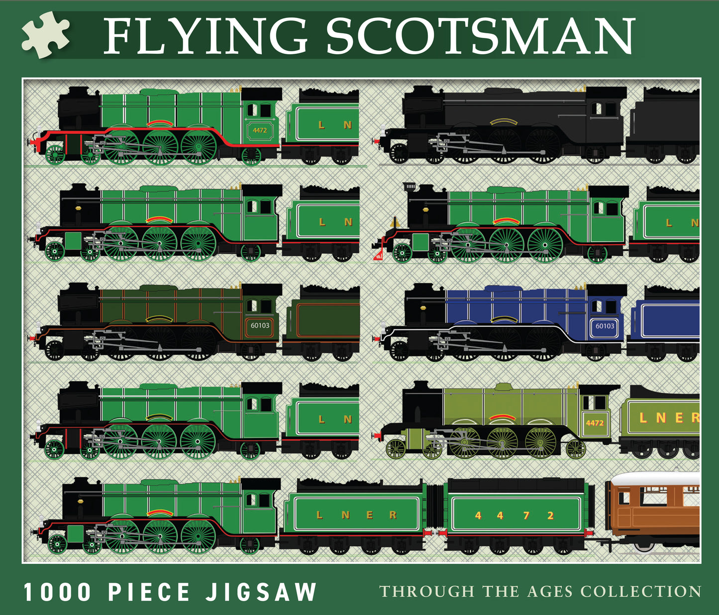 Flying Scotsman 1000 Piece Jigsaw Puzzle