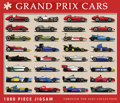 Grand Prix Cars 1000 Piece Jigsaw Puzzle