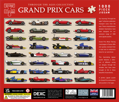 Grand Prix Cars 1000 Piece Jigsaw Puzzle