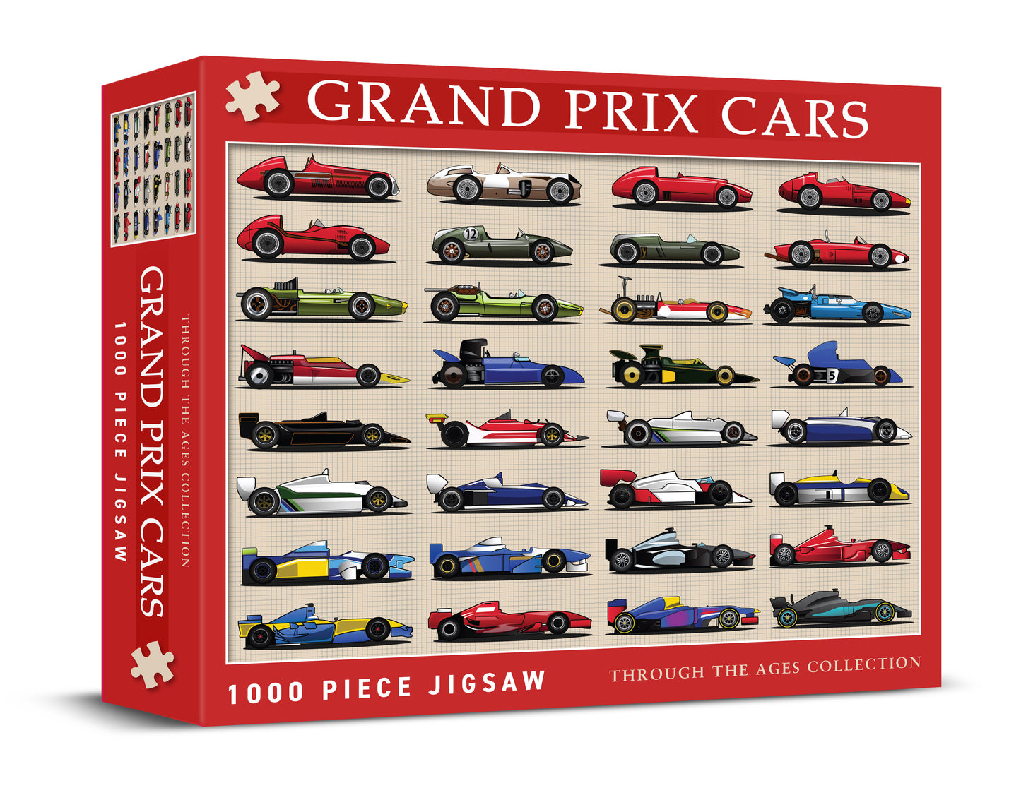 Grand Prix Cars 1000 Piece Jigsaw Puzzle