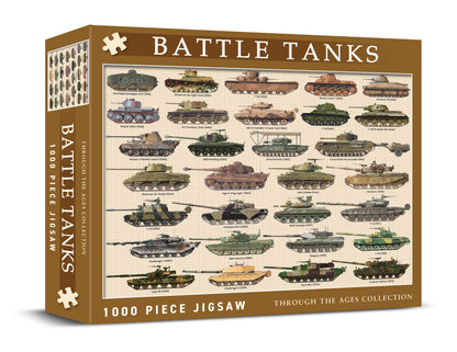 Battle Tanks 1000 Piece Jigsaw Puzzle