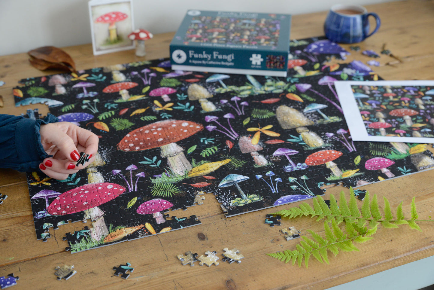 Funky Fungi 1000 Piece Jigsaw Puzzle