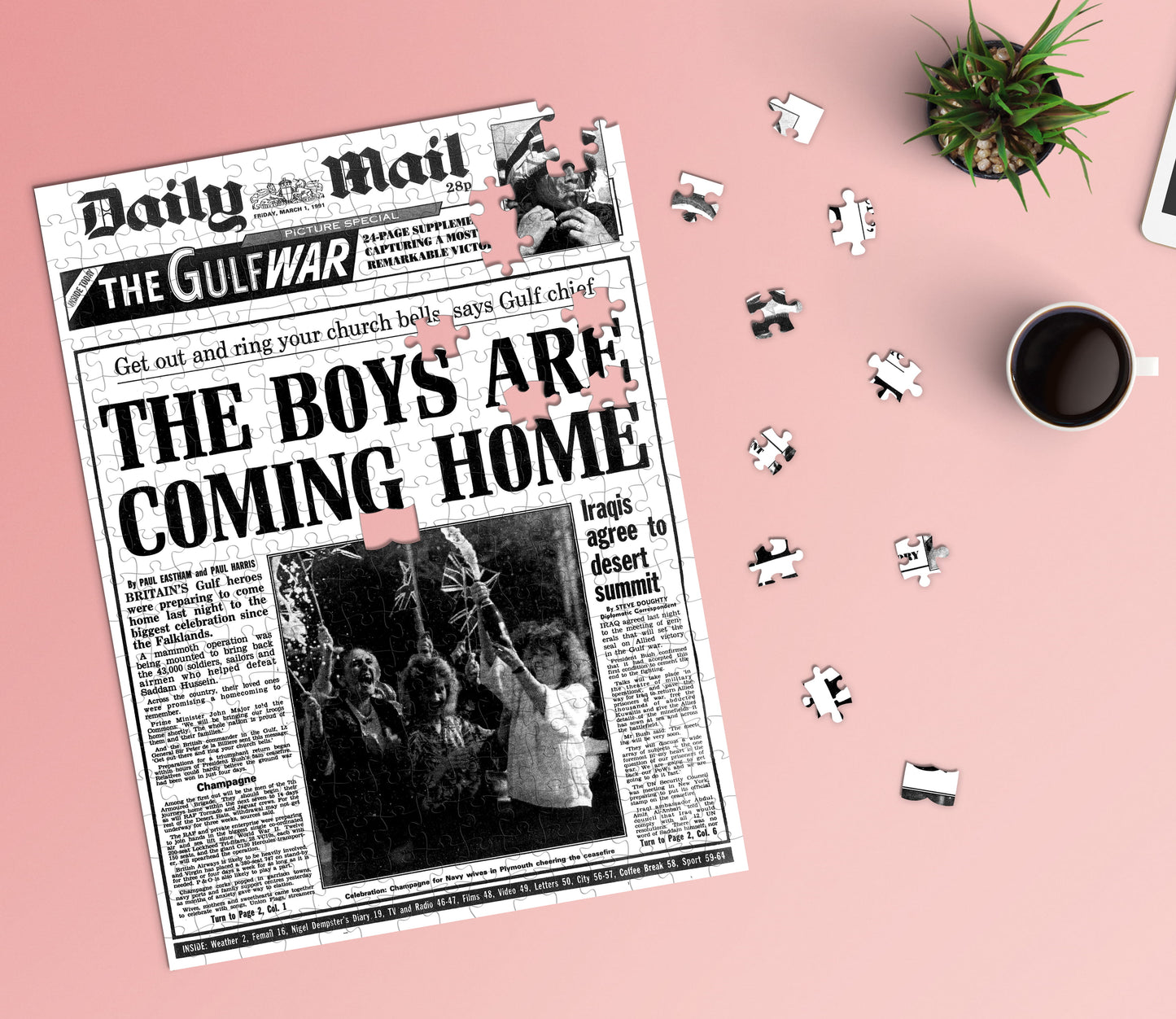 Daily Mail Newspaper Jigsaw Puzzle