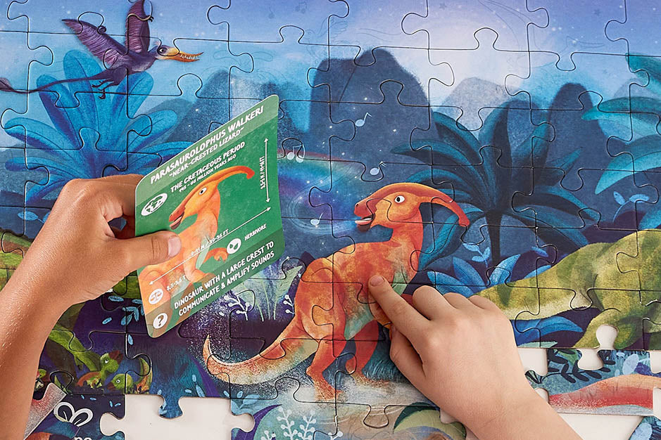 Dinosaur Glow In The Dark 200 Piece Jigsaw Puzzle