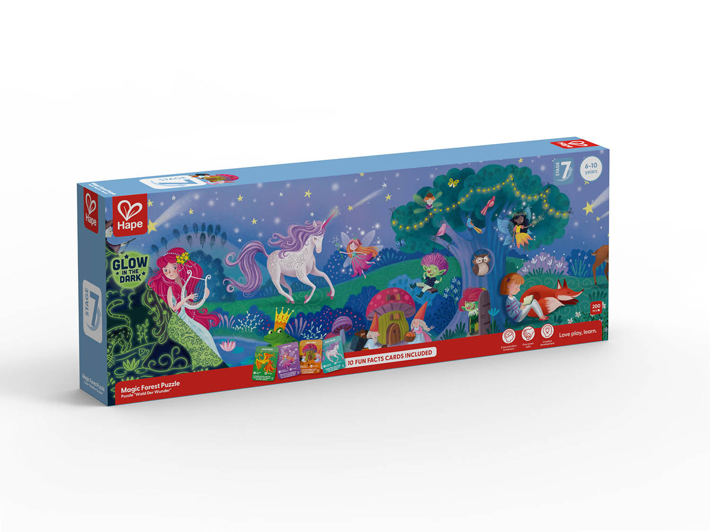 Magic Forest Glow In The Dark 200 Piece Jigsaw Puzzle