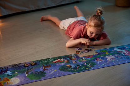 Magic Forest Glow In The Dark 200 Piece Jigsaw Puzzle