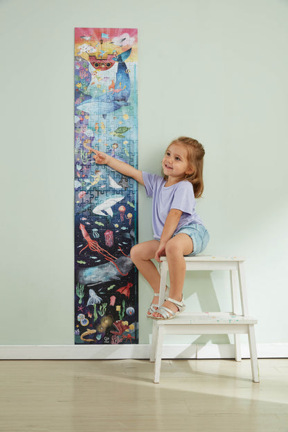 Ocean Life Glow In The Dark 200 Piece Jigsaw Puzzle