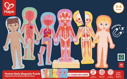 Human Body Magnetic 68 Piece Jigsaw Puzzle