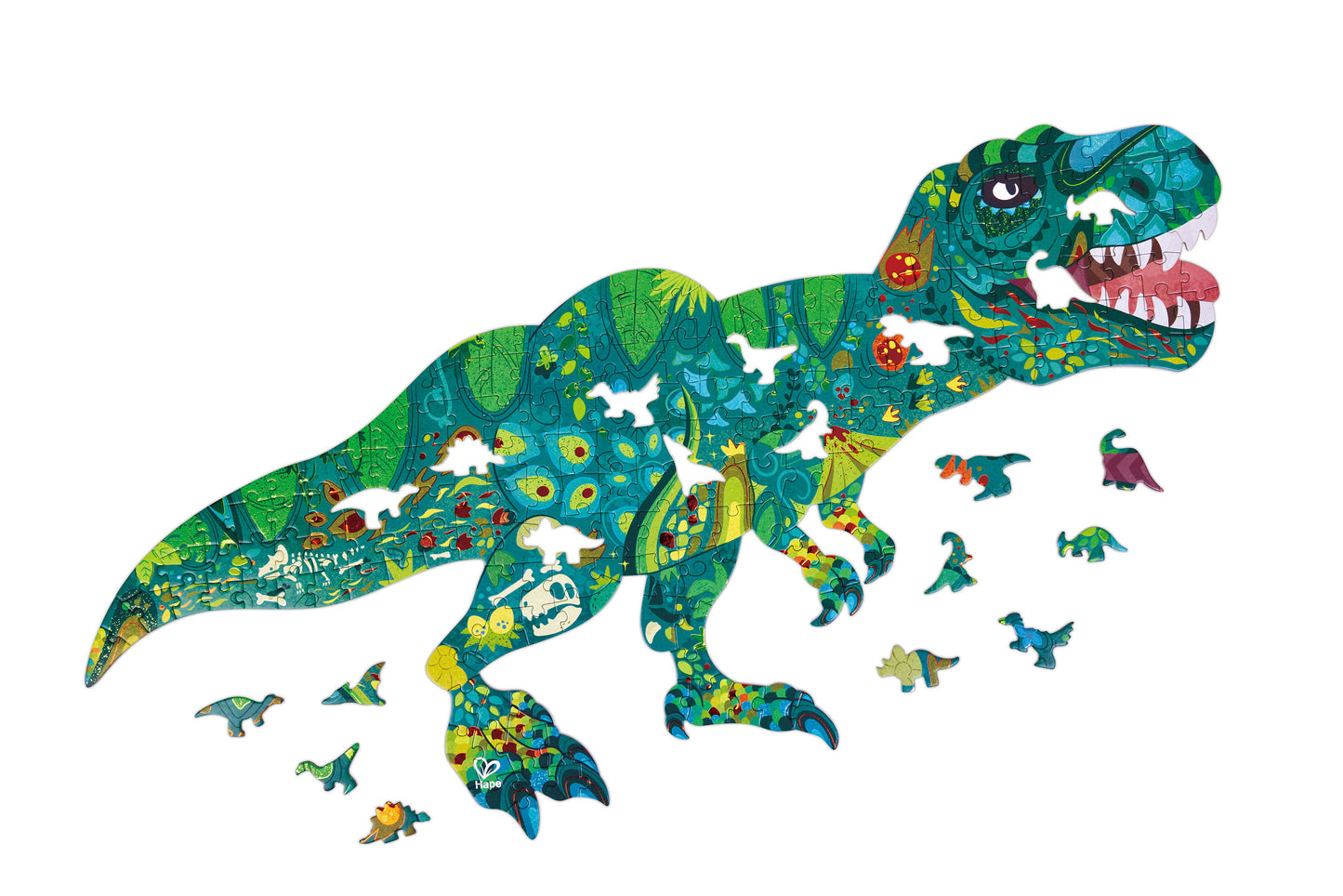 Dinosaur Shimmer 202 Piece Floor Puzzle