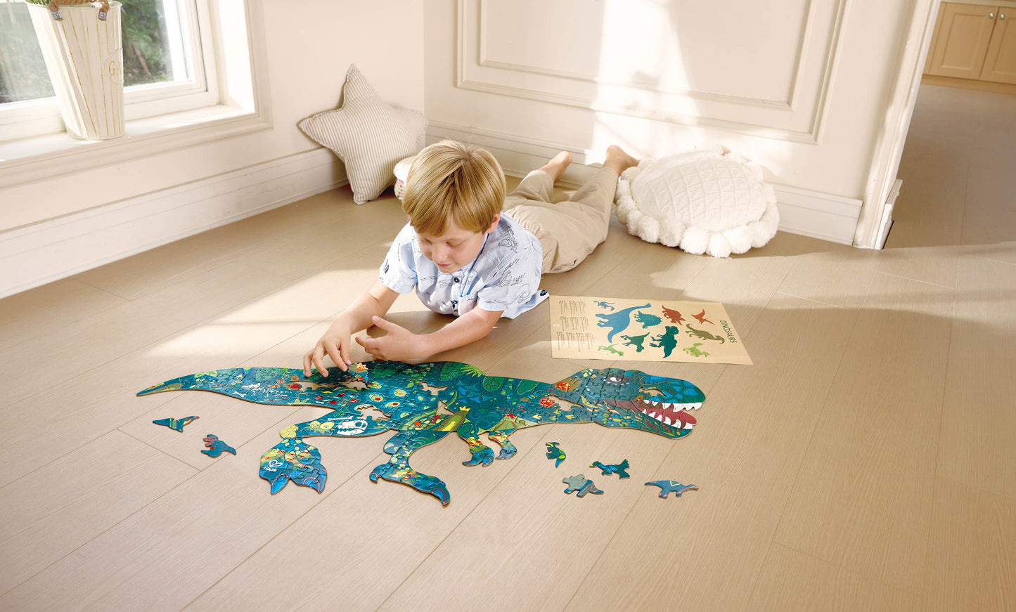 Dinosaur Shimmer 202 Piece Floor Puzzle