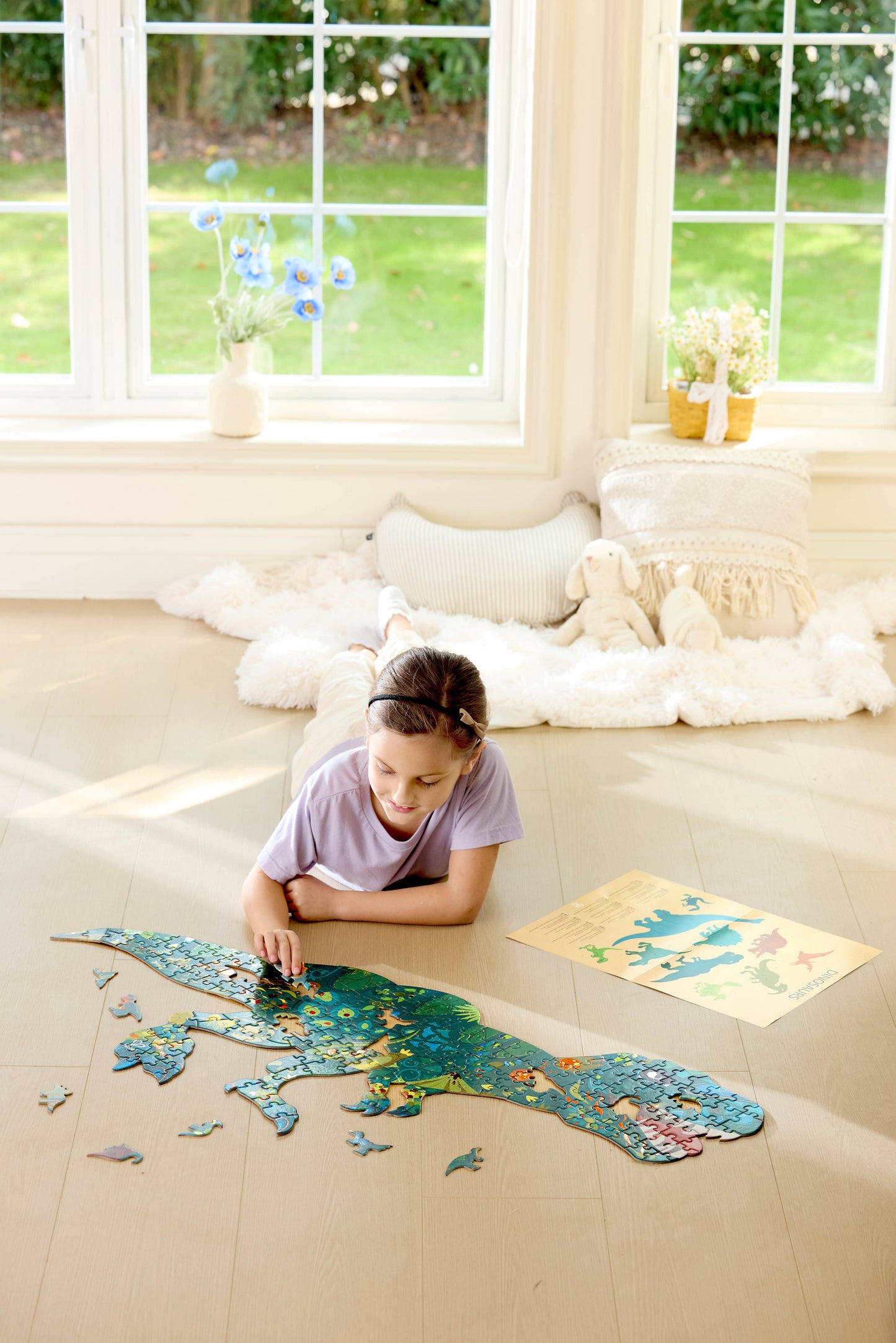 Dinosaur Shimmer 202 Piece Floor Puzzle