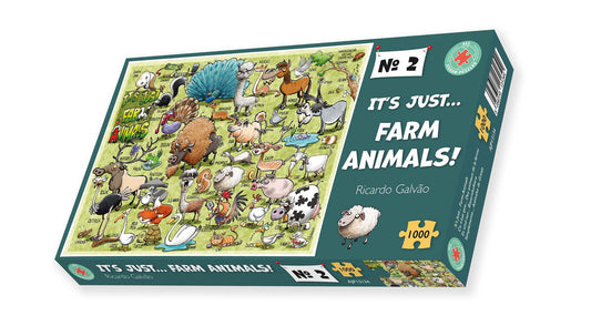 It's Just...Farm Animals 1000 Piece Jigsaw Puzzle