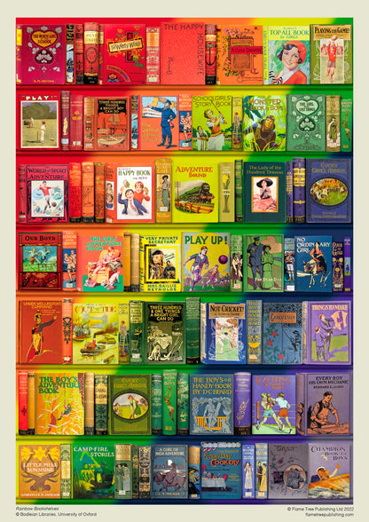Bodleian Libraries: Rainbow Bookshelves 1000 Piece Jigsaw Puzzle