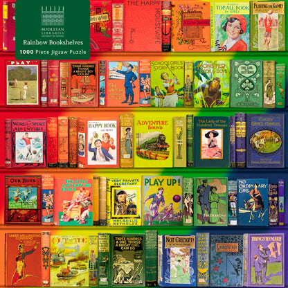 Bodleian Libraries: Rainbow Bookshelves 1000 Piece Jigsaw Puzzle