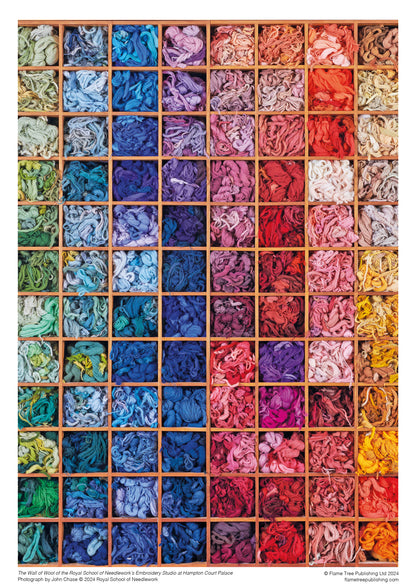 Royal School of Needlework: Wall of Wool 1000 Piece Jigsaw Puzzle