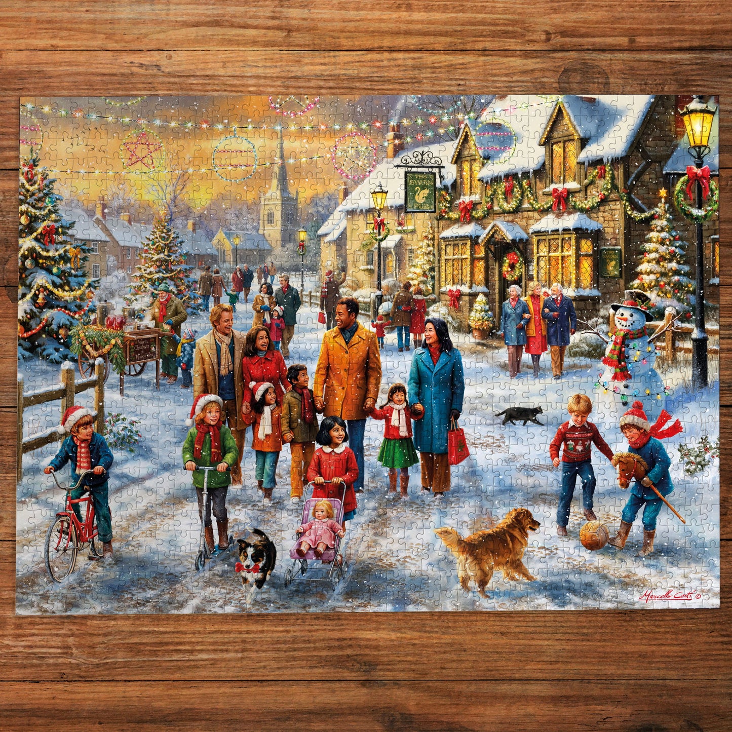A Christmas Wander 1000 Piece Jigsaw Puzzle