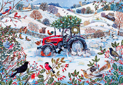 Festive Farm 1000 Piece Jigsaw Puzzle
