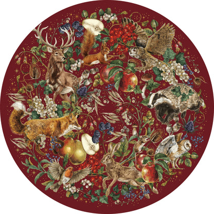 The Art File: Winter Story 500 Piece Circular Jigsaw Puzzle