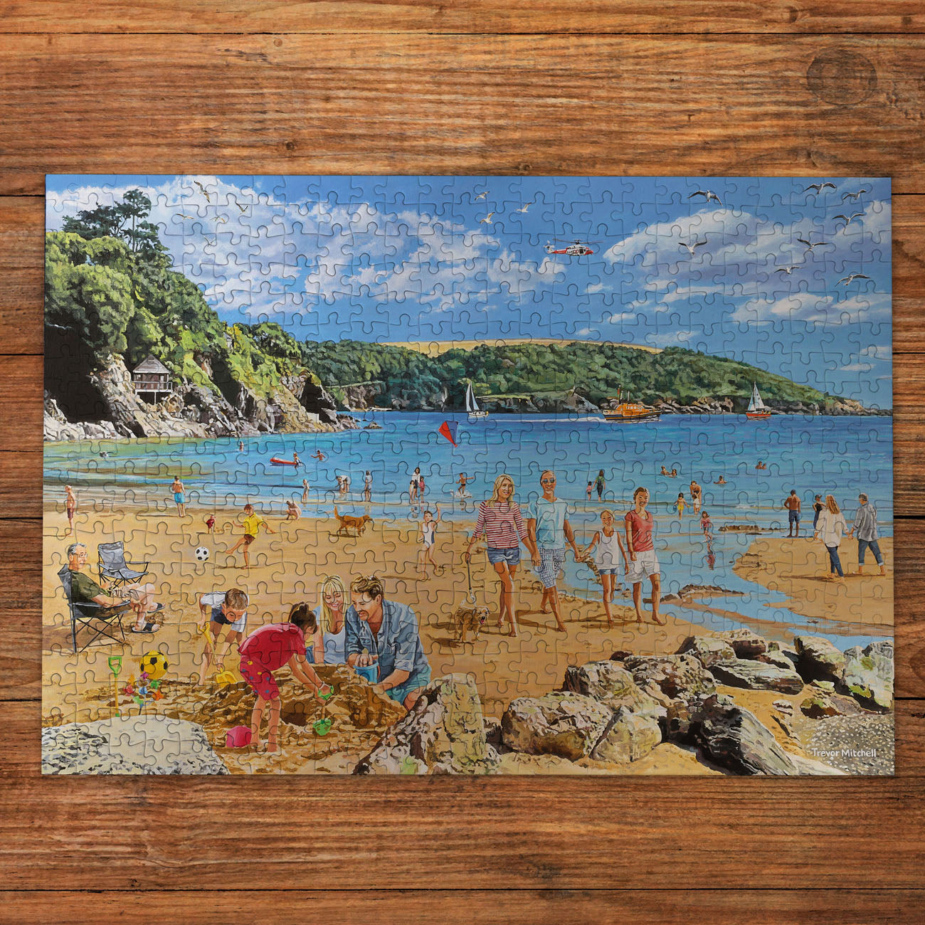 Beside the Seaside 4x500 Piece Jigsaw Puzzle