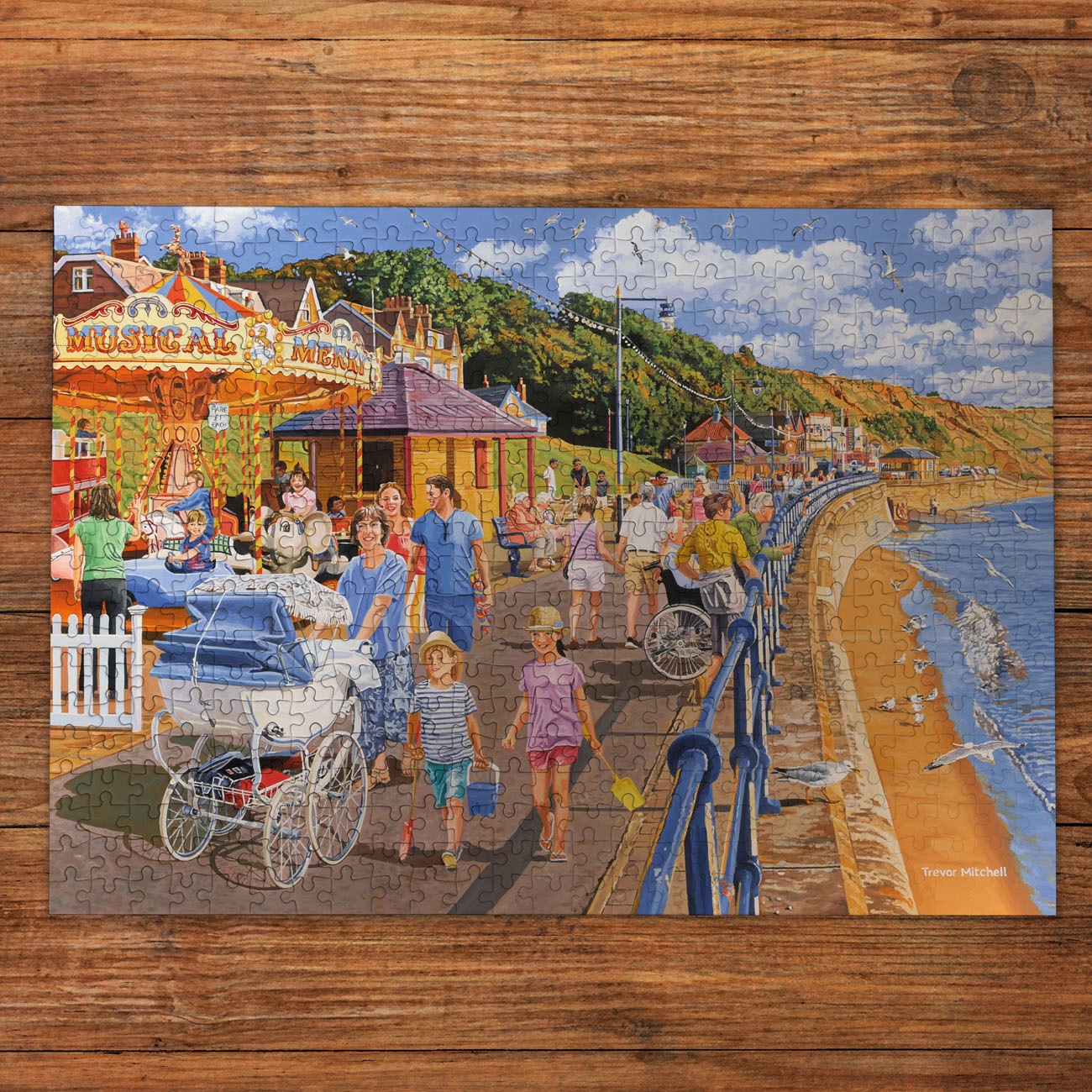Beside the Seaside 4x500 Piece Jigsaw Puzzle
