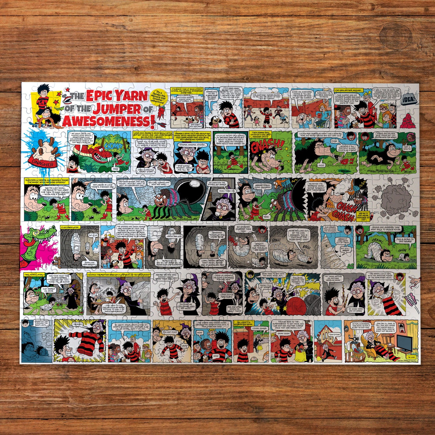 75 Years of Dennis the Menace 2 x 500 Piece Jigsaw Puzzle Set