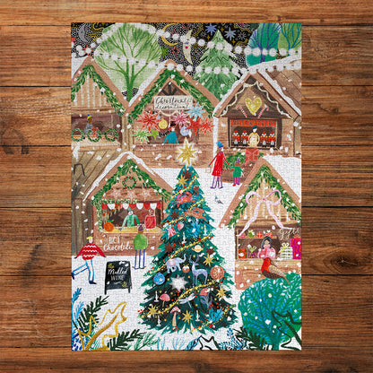 Christmas in London – Emma Frances Grant 3 x 500 Piece Jigsaw Puzzle