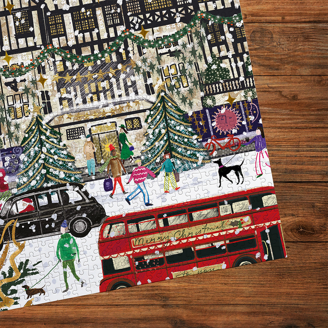 Christmas in London – Emma Frances Grant 3 x 500 Piece Jigsaw Puzzle