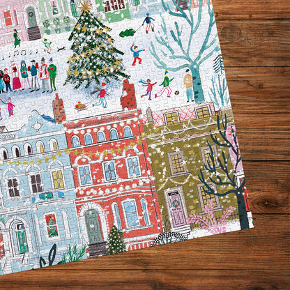Christmas in London – Emma Frances Grant 3 x 500 Piece Jigsaw Puzzle