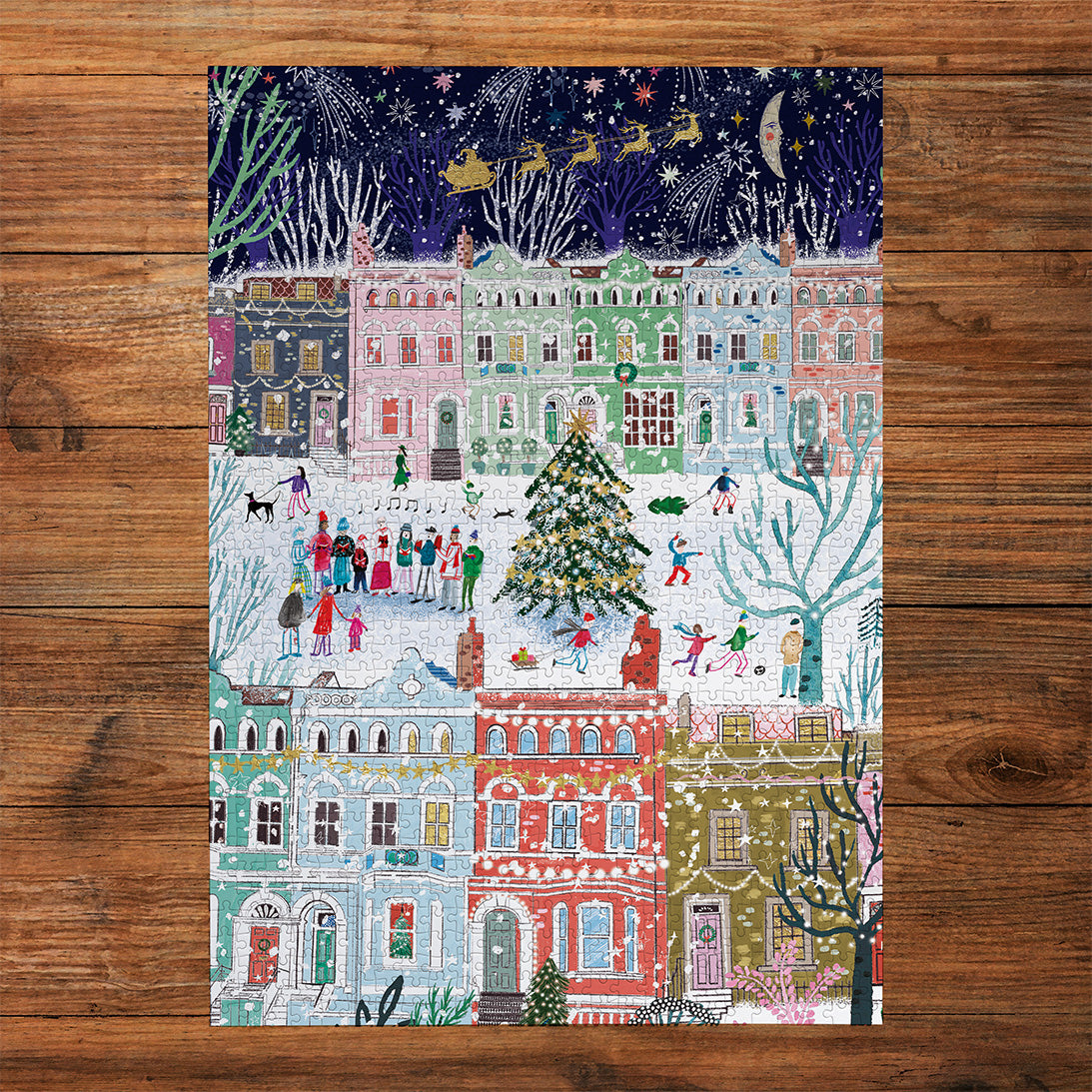Christmas in London – Emma Frances Grant 3 x 500 Piece Jigsaw Puzzle