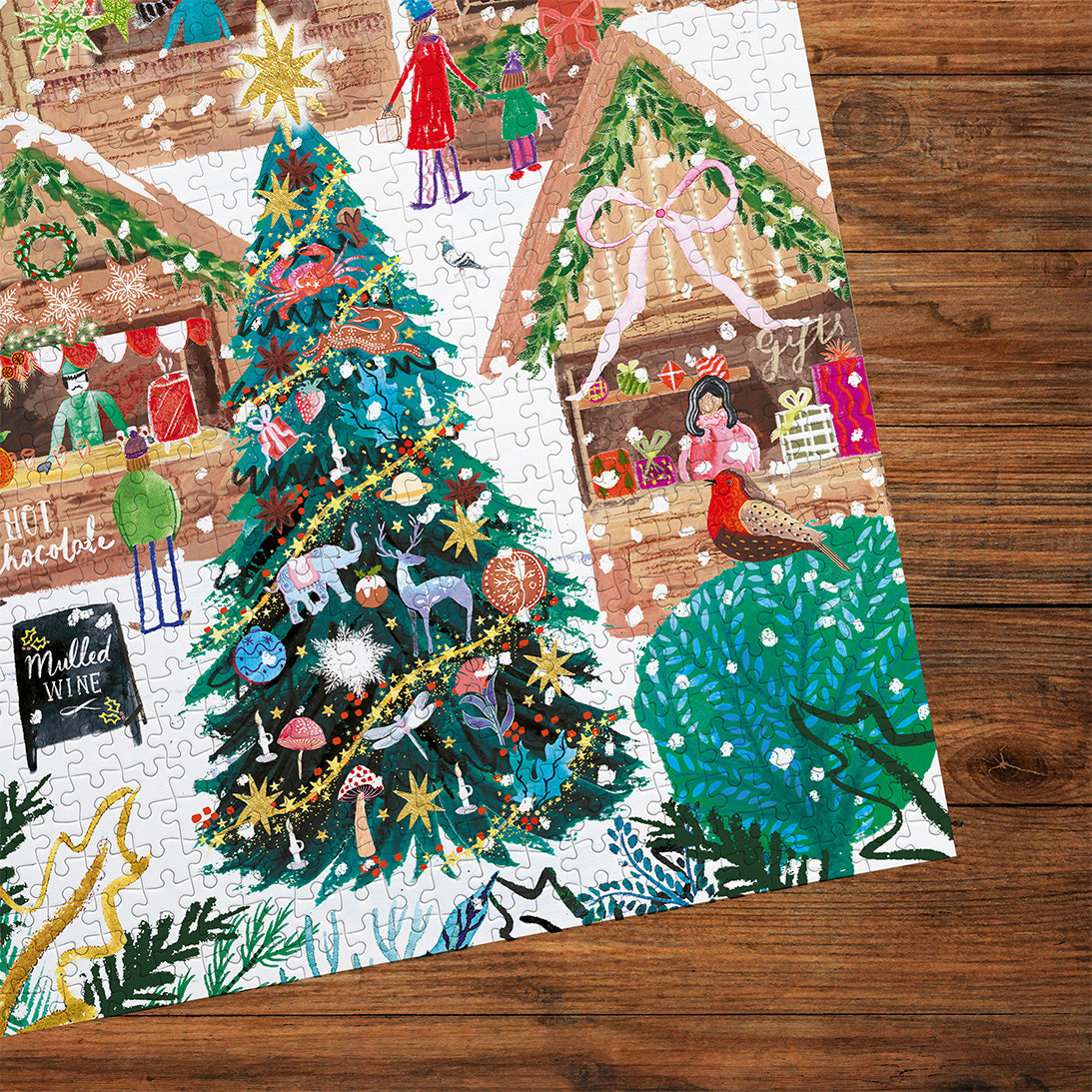 Christmas in London – Emma Frances Grant 3 x 500 Piece Jigsaw Puzzle