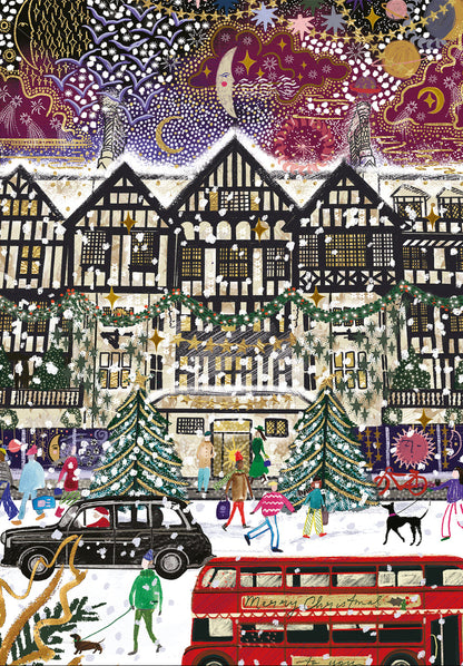 Christmas in London – Emma Frances Grant 3 x 500 Piece Jigsaw Puzzle