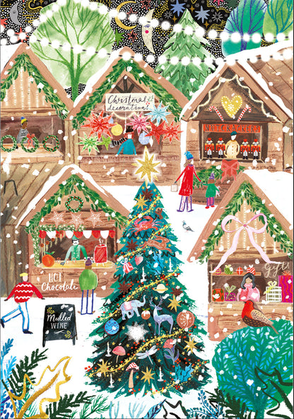 Christmas in London – Emma Frances Grant 3 x 500 Piece Jigsaw Puzzle