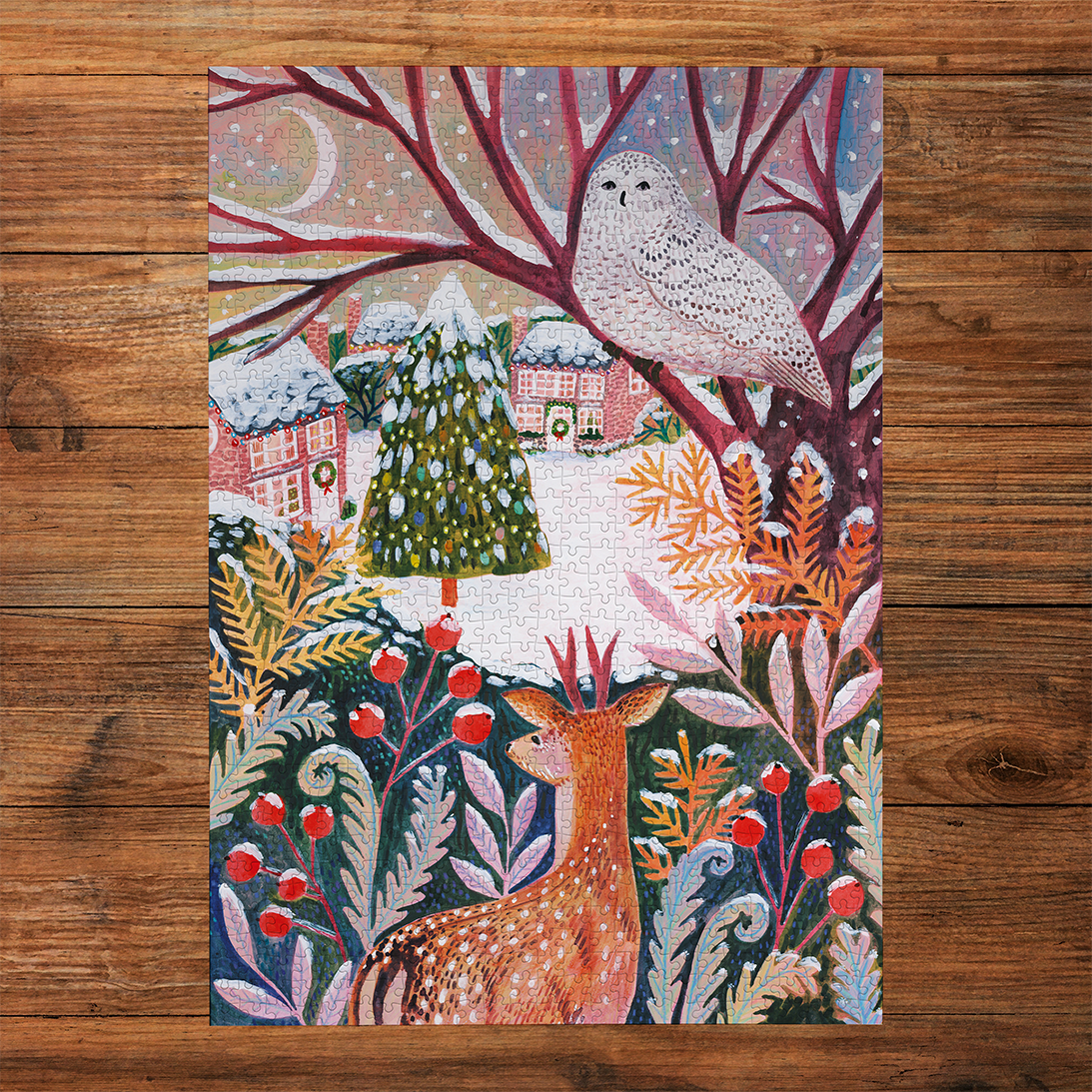 Frosty Fauna – Lee Foster Wilson 3 x 500 Piece Jigsaw Puzzle